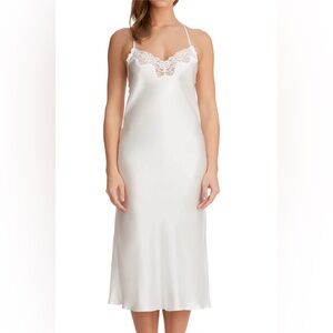 NWT Monique Lhuillier Jolie Long Silk Gown